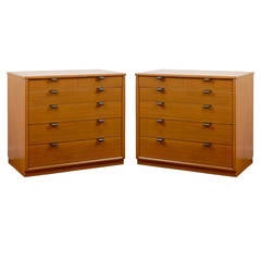 Vintage Beautiful Pair of Chests by Edward Wormley, Choice of Lacquer Finish