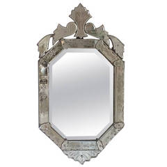 19th Century French Venetian Mirror