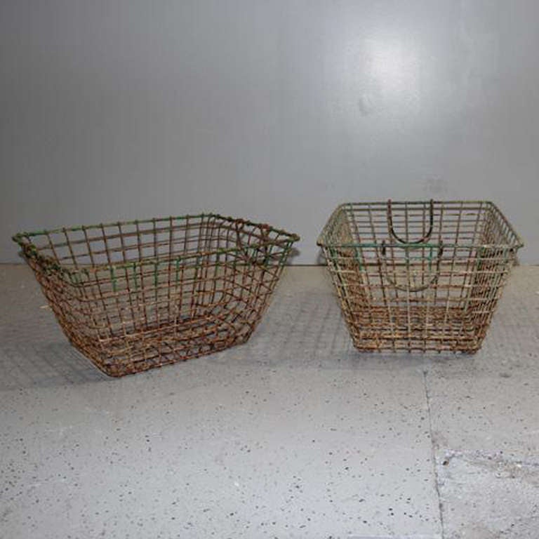 Mid-20th Century French Oyster Basket