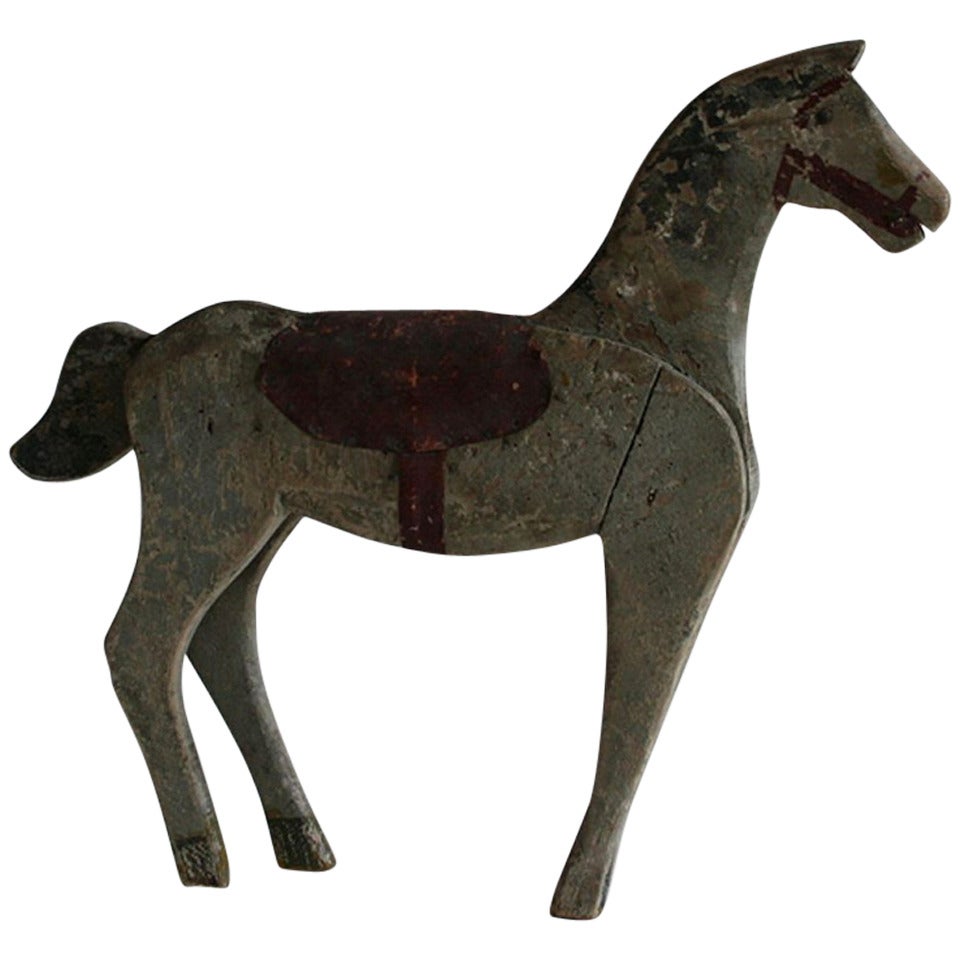 Antique French Toy Horse