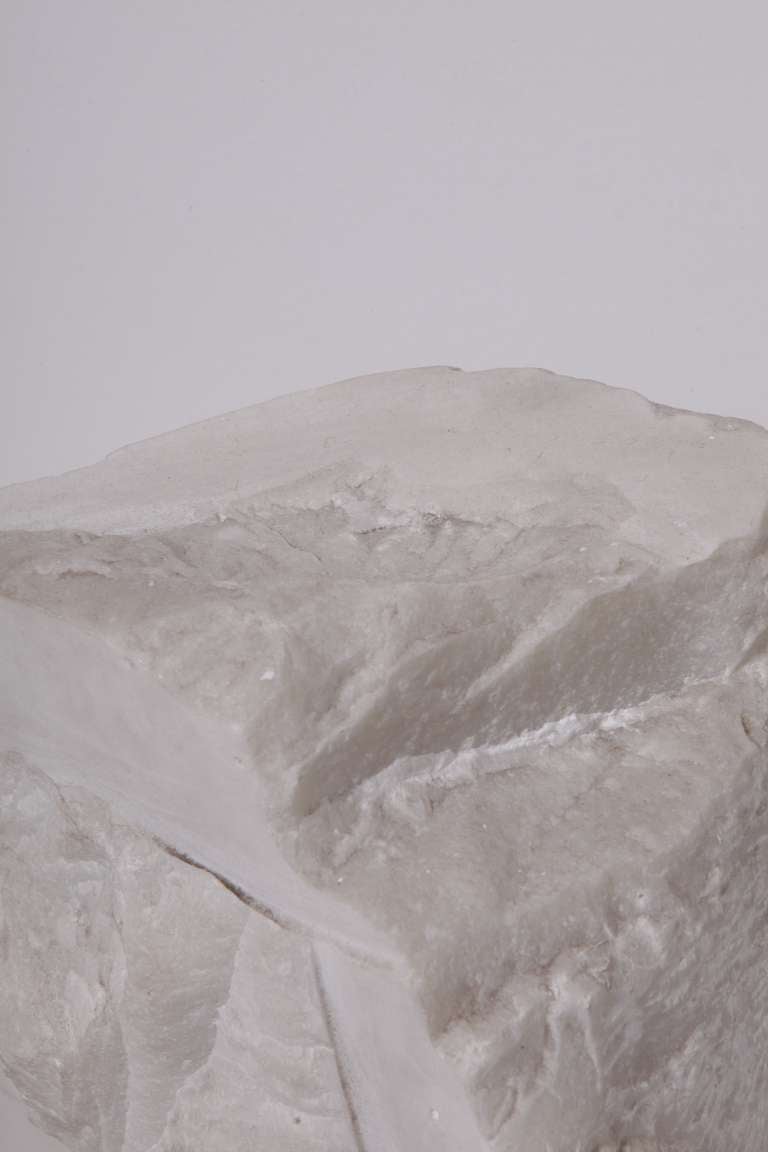 Carrara marble sculpture entitled 