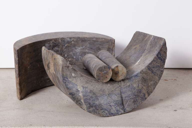 Hanna Eshel is an internationally recognized artist whose work has evolved over many years and a wide variety of media. Oil, burlap, paper, marble and bronze have been some of the favored materials during her long and prolific life.

This work is