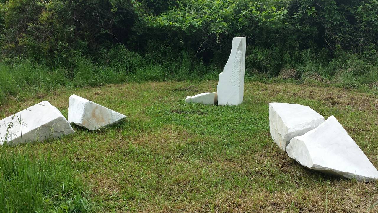 Hanna Eshel Untitled Marble Sculpture In Good Condition For Sale In Germantown, NY