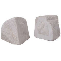 Carrara marble sculpture entitled "Dialectic"