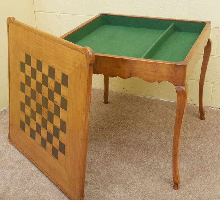 Louis XV Style Cherrywood Game Table 4