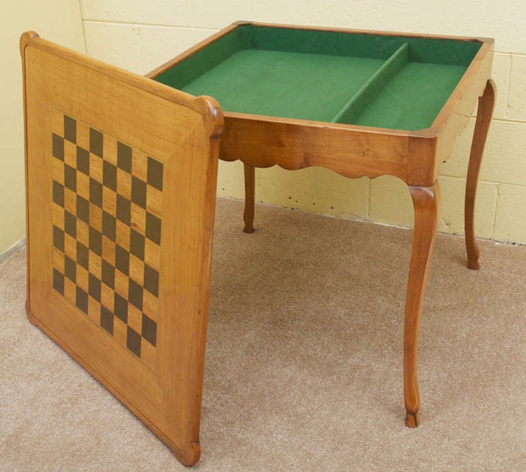 Louis XV Style Cherrywood Game Table 5