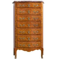 Louis XV Style Tulipwood Semainier