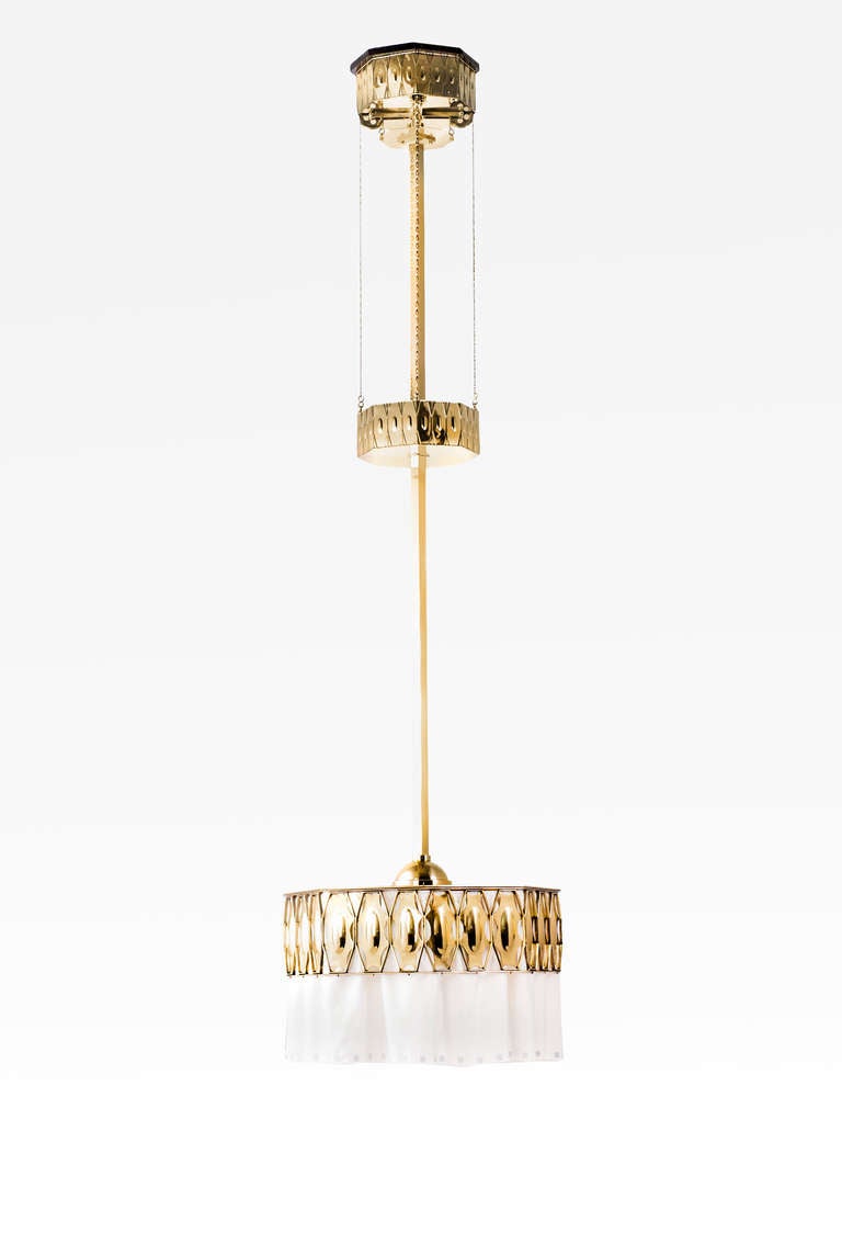Carl Witzmann, adjustable Dining-room Chandelier, Vienna Secession