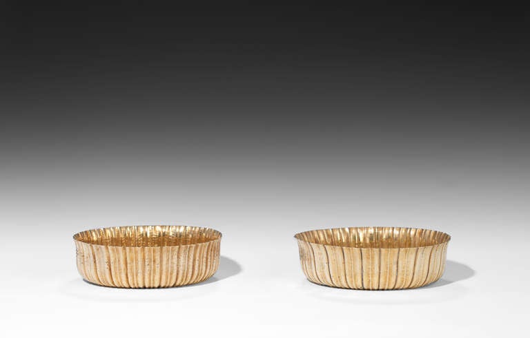 Josef Hoffmann, a pair of oval Bowls, Vienna Secession