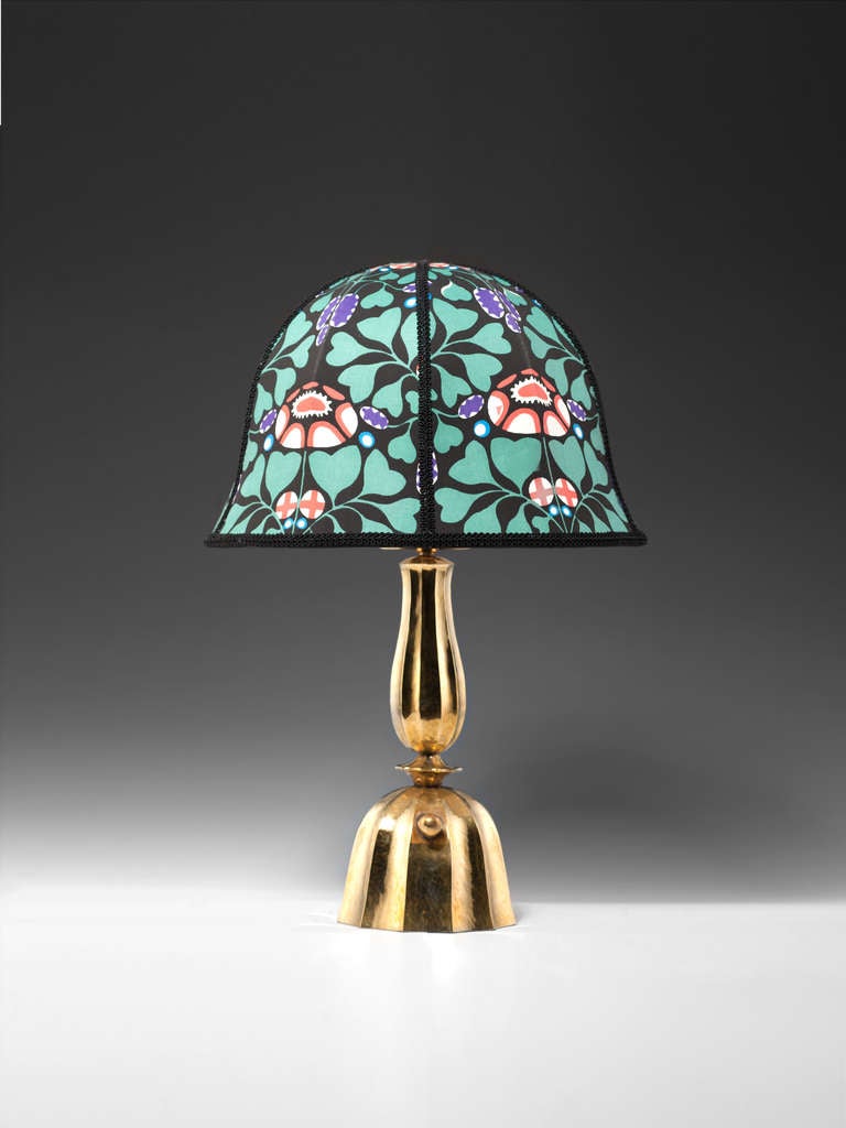 Polished Josef Hoffmann, Table Lamp, Vienna Secession For Sale