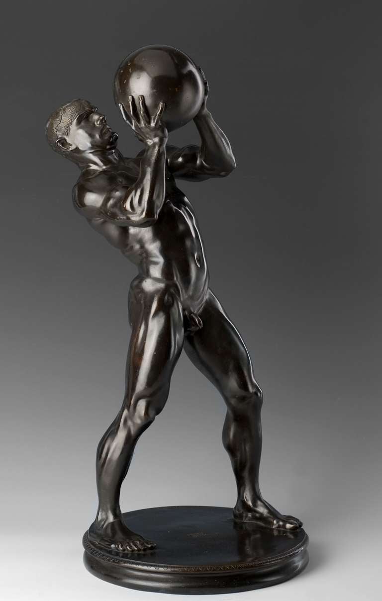 Franz von Stuck: Sportler, Bronze, München 1892, Bronze