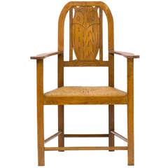 Heinrich Vogeler, Worpswede Armchair, designed around 1900