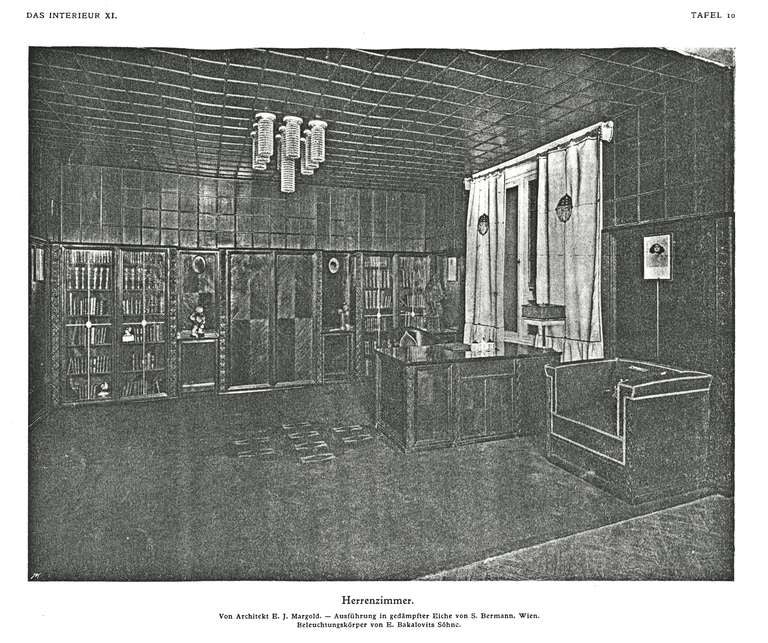 Austrian Emanuel J. Margold, S. Berman, Large Sideboard, Vienna Secession, 1910 For Sale