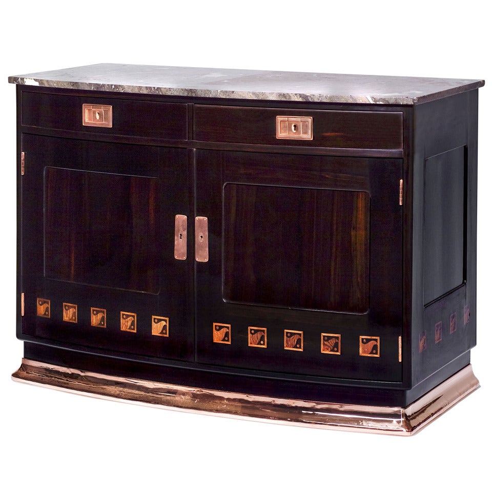 Portois & Fix, Sideboard 'Model London', Vienna Secession, 1900