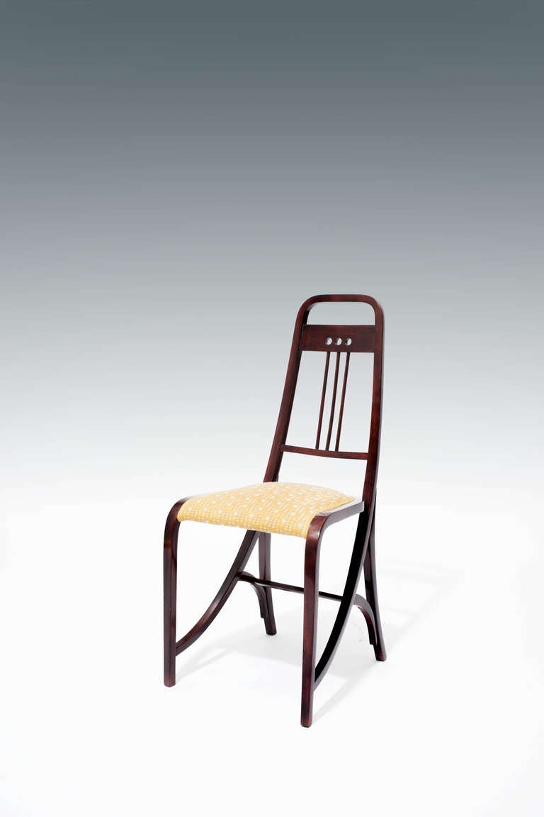 Polished Gebrüder Thonet / Twelve Chairs, Six Armchairs / Vienna / 1904 For Sale