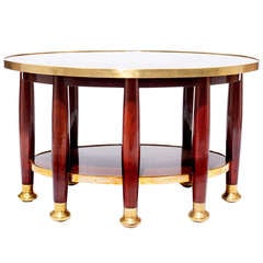 Adolf Loos / F. O. Schmidt / Large Oval "Haberfeld" Table / Vienna / after 1902