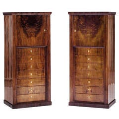 Antique J. Hoffmann att. / J. Soulek / An Extraordinary Pair of Drawer Chests