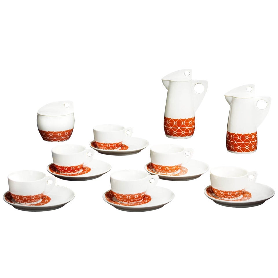 Jutta Sika, School of Prof. Koloman Moser - Tea and Coffee Set circa 1901/02 For Sale