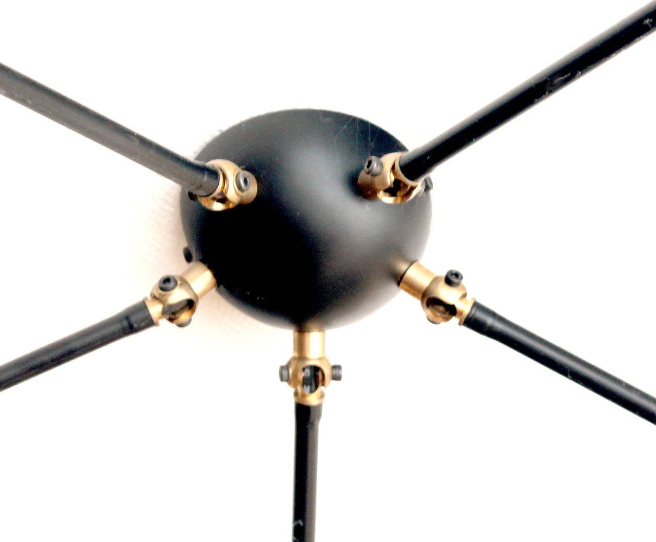 Mid-Century Modern Modular Sputnik Chandelier Flush Mount ...