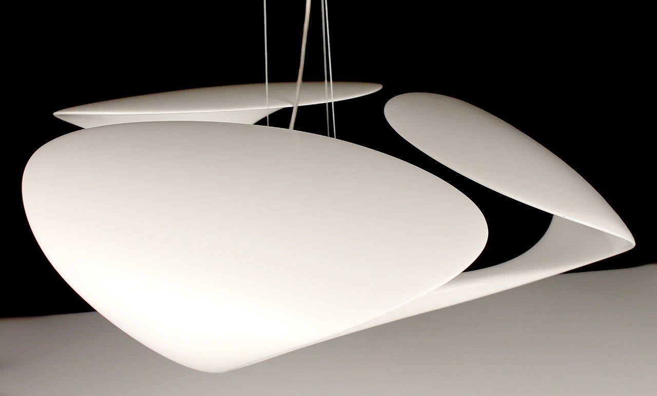 Kundalini Clover Chandelier Pendant Lamp, Sculptural Contemporary