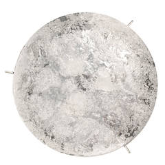 Murano Glass and Chrome Flush Mount or Sconce