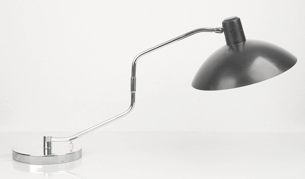 Large Knoll Adjustable Desk Lamp, 1960s Modernist Design, Mid Century