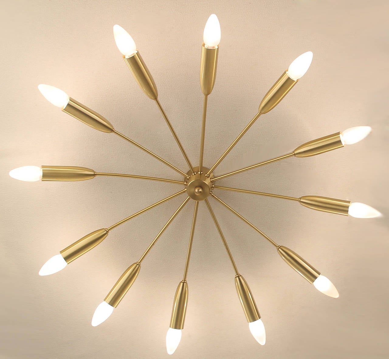 sputnik flush ceiling light