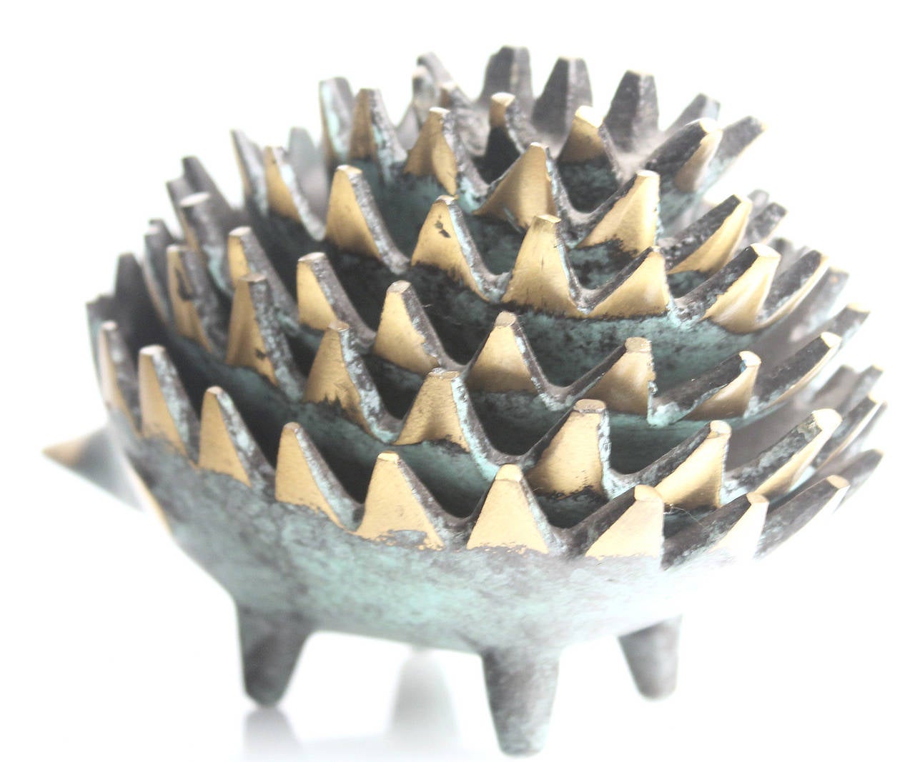 1960s Walter Bosse Bronze Hedgehog Carl Auböck Era Antique 2