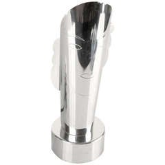 Art Deco Woman Head Table Lamp, 1930s Modernist Machine Age Design 10