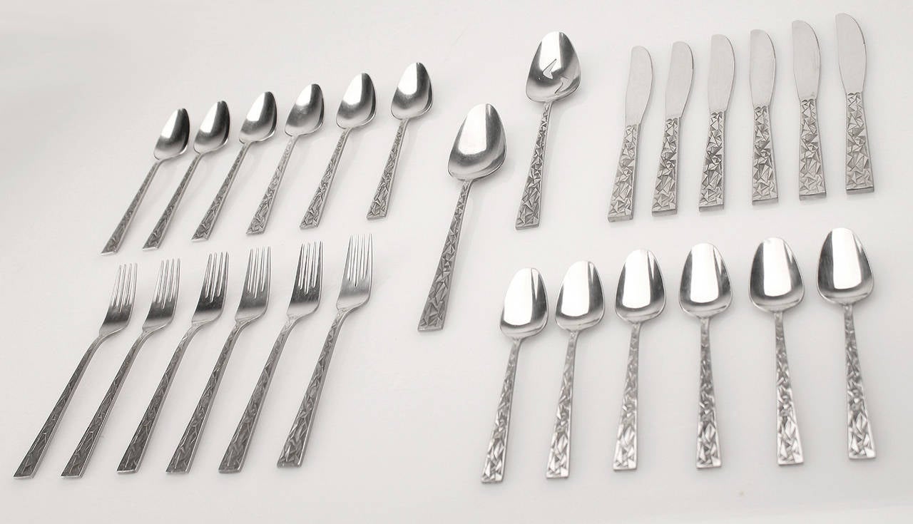 art deco flatware