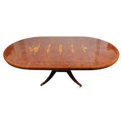 Mid-20th Century Custom Fruitwood Dining Table