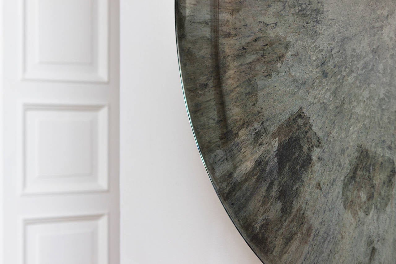 Fantastique miroir concave de l'artiste français Christophe Gaignon Excellent état à Munich, DE