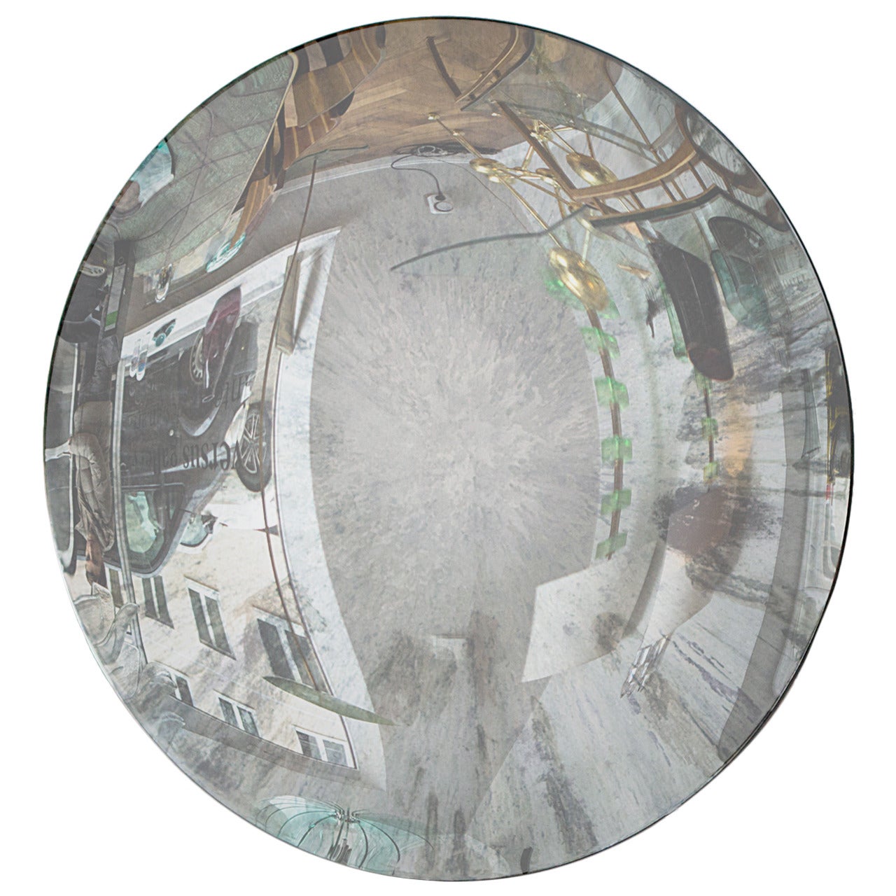 Fantastique miroir concave de l'artiste français Christophe Gaignon