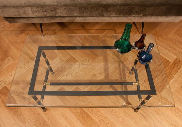 Italian Coffee Table, Fontana Arte, Modell 1736, Italy, circa 1955 For Sale