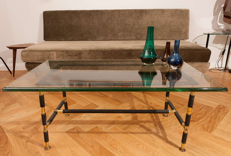 Mid-Century Modern Coffee Table, Fontana Arte, Modell 1736, Italy, circa 1955 For Sale