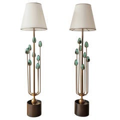 Pair of Floor Lamps by Roberto Giulio Rida