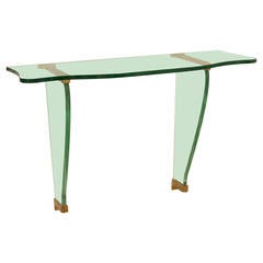 Wall Console Attributed to Fontana Arte, Italy, circa 1940 9