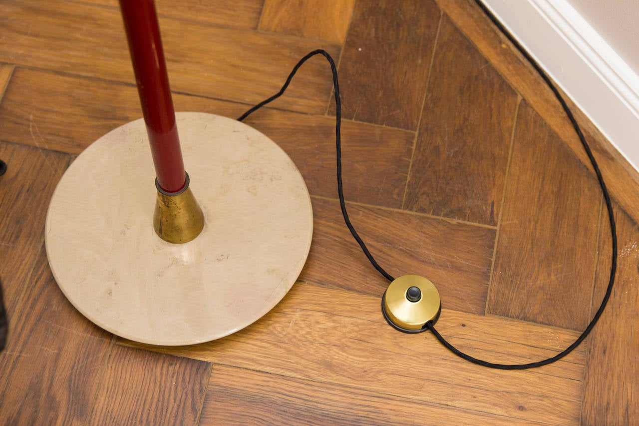 Lumen Floor Lamp, Italy circa 1950 In Good Condition In Munich, DE