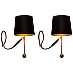 Pair of Table or Wall Lamps 306 by Kaare Klint, circa 1945