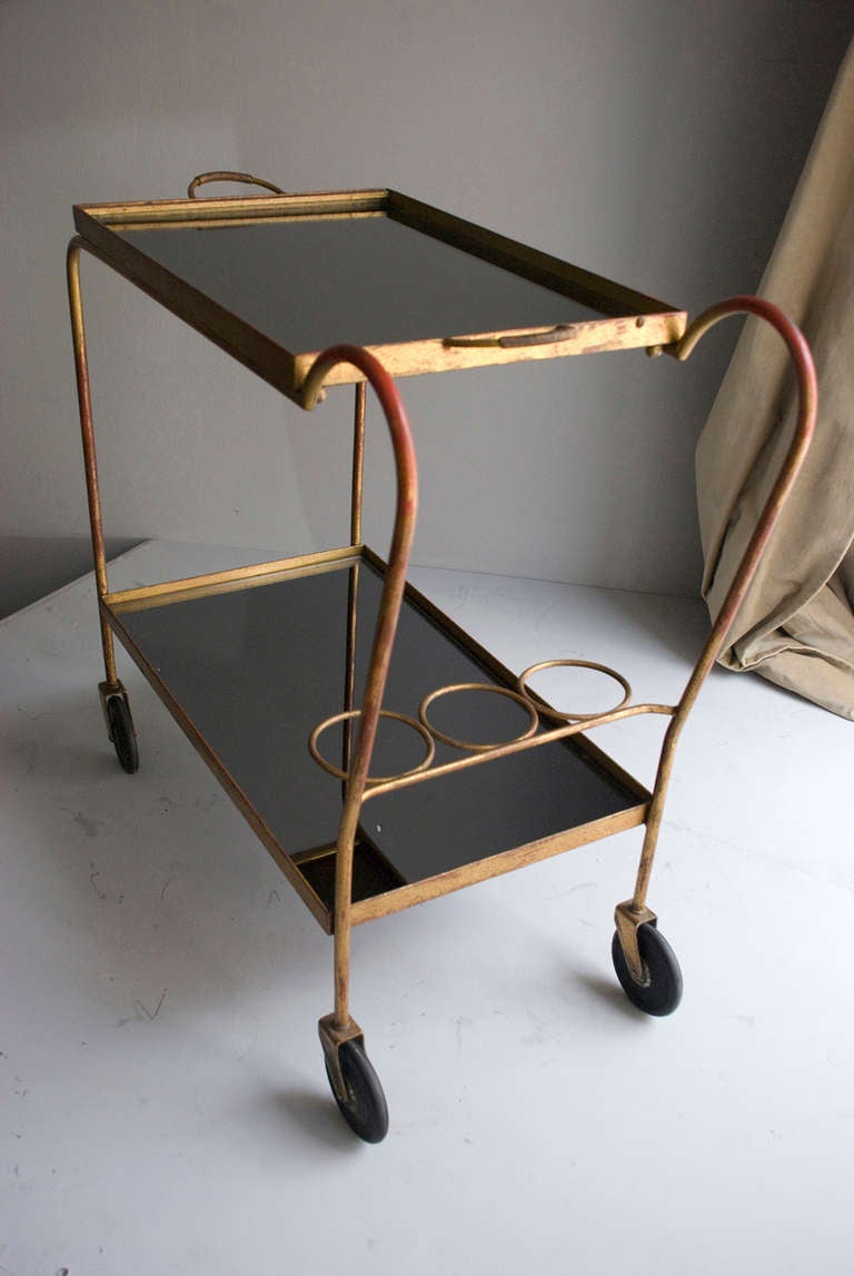 Mid-Century Modern Tea Trolley Jean Royère, France circa 1950