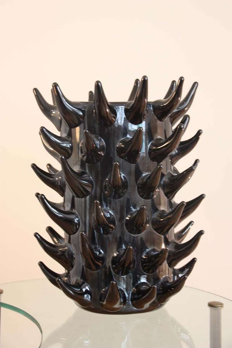 Murano Glass Vase by Enrico Camozzo