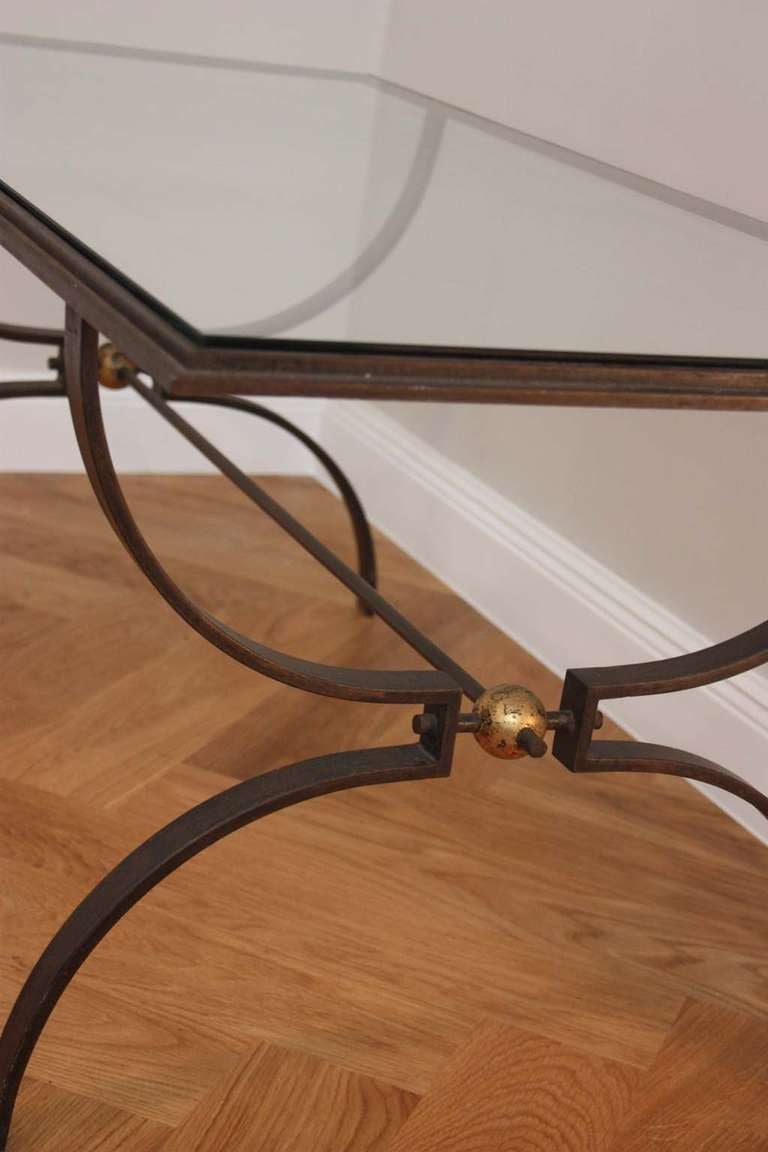 French Coffee Table by Maison Jansen, France, 1950 For Sale