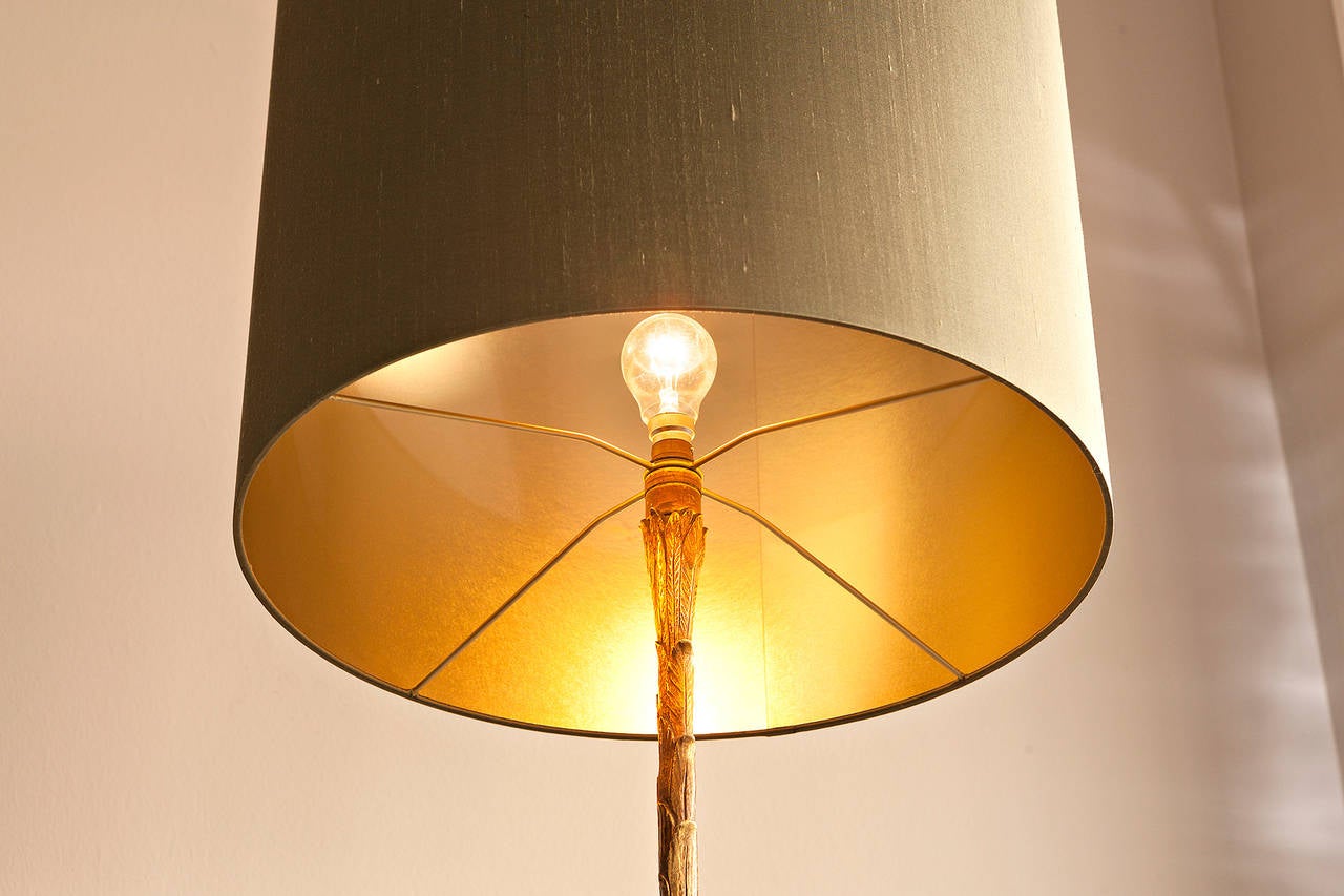 French Floor Lamp by Maison Baguès, France, circa 1950