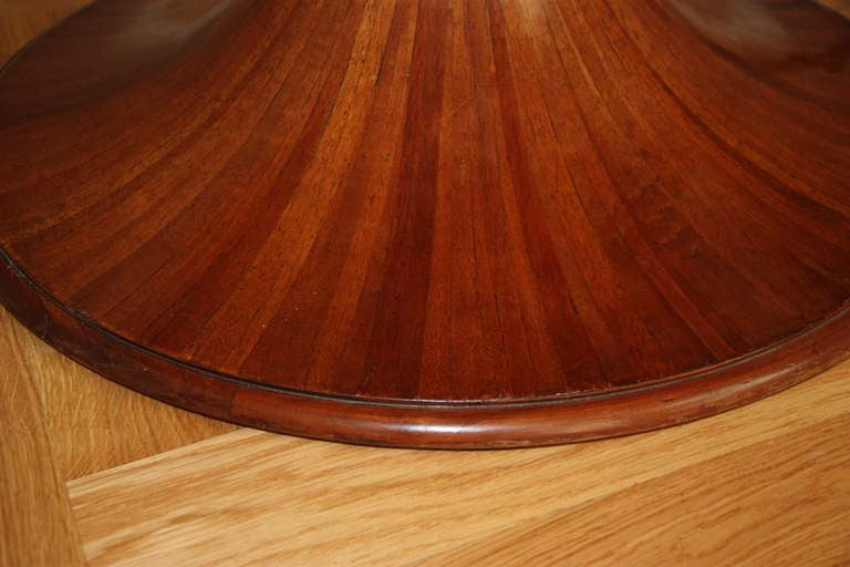Luigi Massoni, Pedestral Dining Table, Rosewood, Italy 1967 In Excellent Condition For Sale In Munich, DE