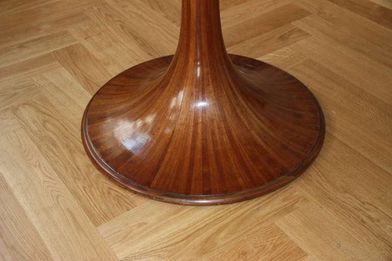 Luigi Massoni, Pedestral Dining Table, Rosewood, Italy 1967 For Sale 3