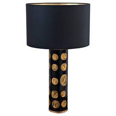 Piero Fornasetti Table Lamp "Cameo", Italy, circa 1960