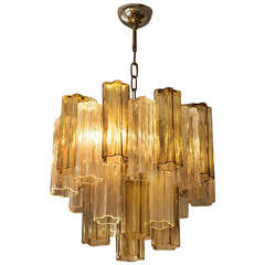 Venini Tronchi Chandelier, Italy circa 1965 11