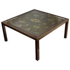 Sofa table by Willy Daro, France circa 1970 Sofa table by Willy Daro, France circa 1970