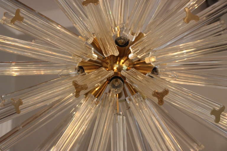 Very big Star chandelier, Venini Murano, Prod. VENINI, 