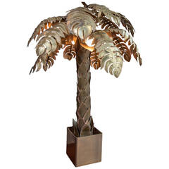 Palm Lamp by Maison Jansen, France, 1960
